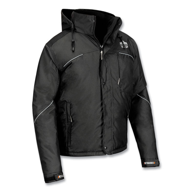 N-Ferno 6467 Winter Work Jacket with 300D Polyester Shell, 2X-Large, Black