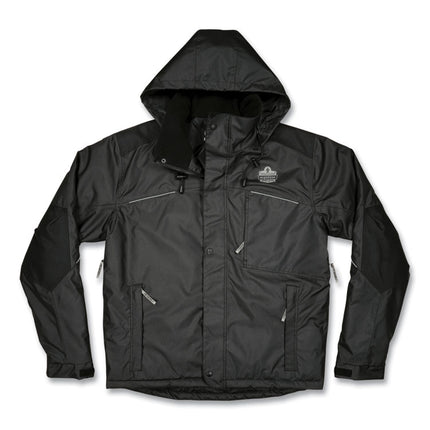 N-Ferno 6467 Winter Work Jacket with 300D Polyester Shell, 3X-Large, Black