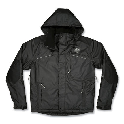 N-Ferno 6467 Winter Work Jacket with 300D Polyester Shell, 4X-Large, Black