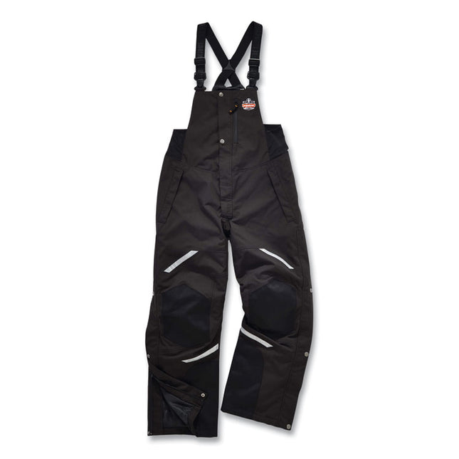 N-Ferno 6471 Thermal Bibs with 500D Nylon Shell, Medium, Black