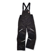 N-Ferno 6471 Thermal Bibs with 500D Nylon Shell, X-Large, Black
