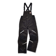 N-Ferno 6471 Thermal Bibs with 500D Nylon Shell, 2X-Large, Black