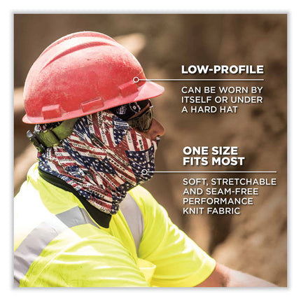 Chill-Its 6485 Multi-Band, Polyester, One Size Fits Most, Hi-Vis Lime
