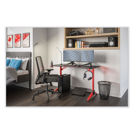 Resi LED Desk Lamp, Gooseneck, 18.5' High, Black