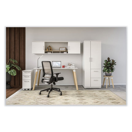 Resi LED Desk Lamp, Gooseneck, 18.5" High, White