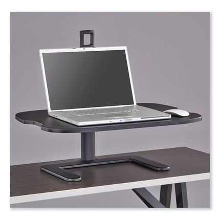 Stance Height-Adjustable Laptop Stand, 26.9 x 18 x 1.25 to 15.75, Black, Supports 15 lbs