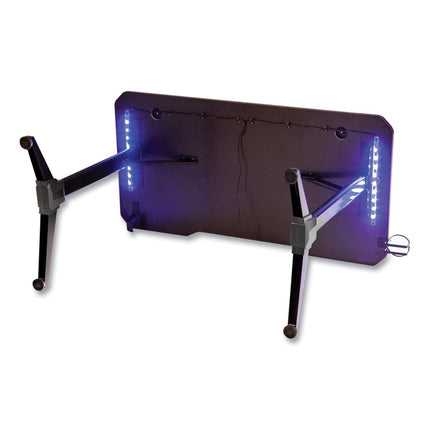 Ultimate Computer Gaming Desk, 47.2" x 23.6" x 29.5", Black/Black