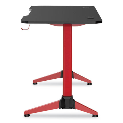 Ultimate Computer Gaming Desk, 47.2" x 23.6" x 29.5", Black/Red