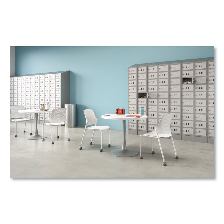 Single Continuous Metal Locker Base Addition, 11.7w x 16d x 5.75h, Tan