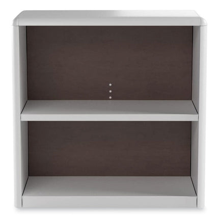 ValueMate Economy Bookcase, Two-Shelf, 31.75w x 13.5d x 28h, Gray