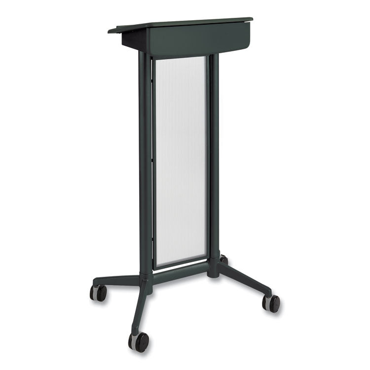 Impromptu Lectern, 26.5 x 18.75 x 46.5, Black