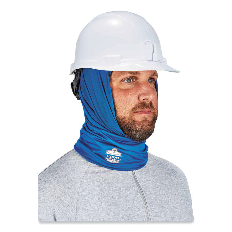 Chill-Its 6487 Cooling Performance Knit Multi-Band, Polyester/Spandex, One Size Fits Most, Blue