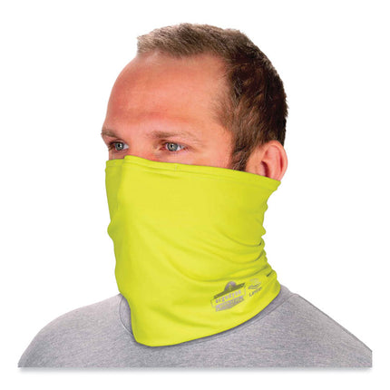 Chill-Its 6489 2-Layer Cooling Performance Knit MultiBand, Polyester/Spandex, 2X-Large/3X-Large, Hi-Vis Lime