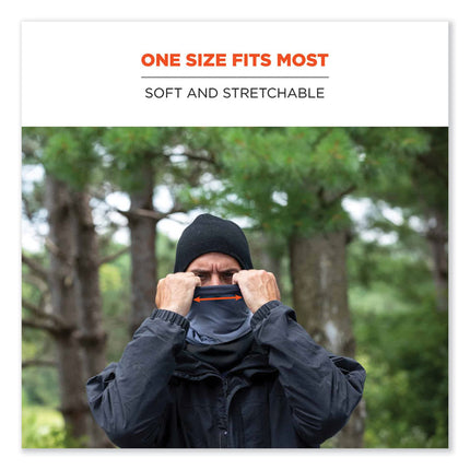 N-Ferno 6492 2-Piece Thermal Fleece + Poly Multi-Band, One Size Fits Most, Lime