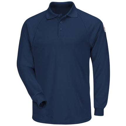 Bulwark® Men's Classic Lightweight FR Long Sleeve Polo / SMP2NV