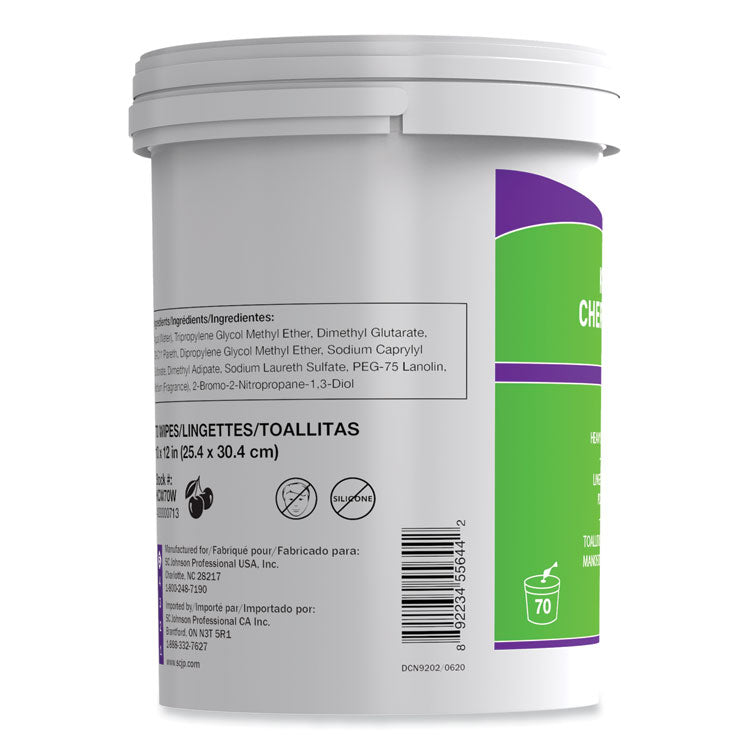 Kresto Cherry Wipes, Cloth, 1-Ply, 7.92 X 5.74, Cherry Scent, Red/white, 70/pack, 6 Packs/carton