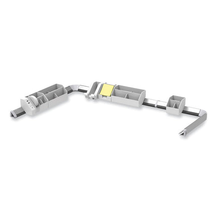 KONNECT DESK ORGANIZER AND CABLE MANAGEMENT 17-PIECE KIT, PLASTIC, WHITE