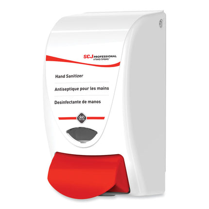 Sanitizer Dispenser, 1 L, 4.92 x 4.6 x 9.25, White, 15/Carton