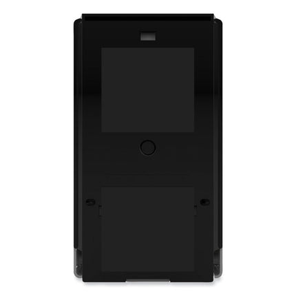 Transparent Manual Dispenser, 1 L, 4.92 x 4.5 x 9.25, Black/Chrome, 15/Carton