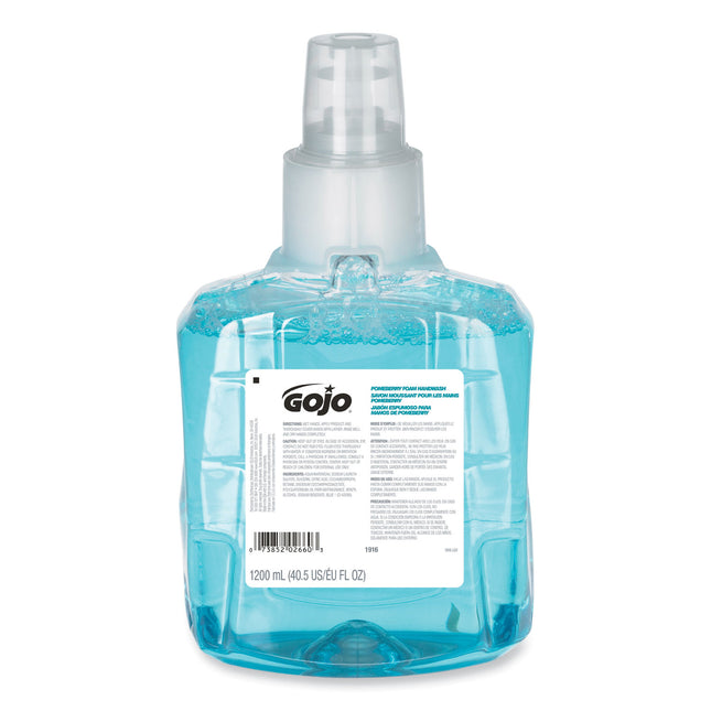 Pomeberry Foam Handwash Refill, For LTX-12 Dispenser, Pomegranate Scent, 1,200 mL, 2/Carton