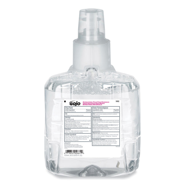 Antibacterial Foam Hand Wash Refill, For LTX-12 Dispenser, Plum Scent, 1,200 mL, 2/Carton