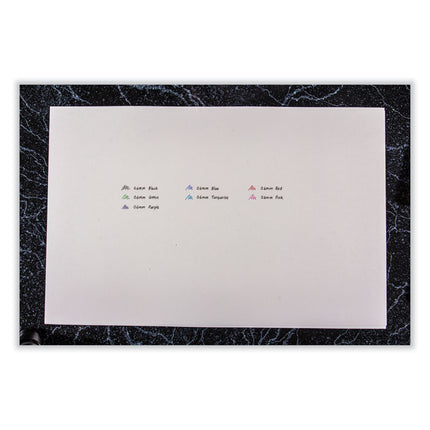 Fountain Pen, Fine 0.6 mm, Assorted Ink and Barrel Colors, 7/Pack