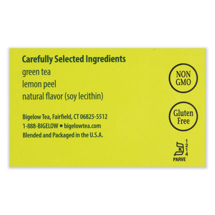 Green Tea With Lemon, Lemon, 0.34 Lbs, 28/box