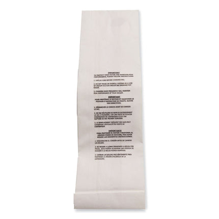 Vacuum Filter Bags Designed to Fit Allstar Javelin 12'' Series/Windsor Sensor S/S2/XP/Veramatic Plus, 100/Carton