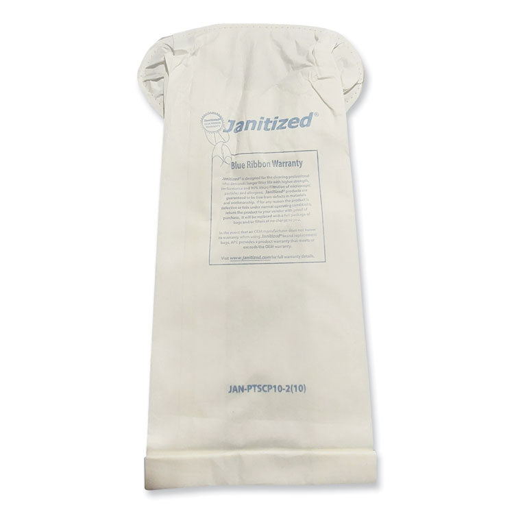 Vacuum Filter Bags Designed to Fit ProTeam Super Coach Pro 10, 100/Carton