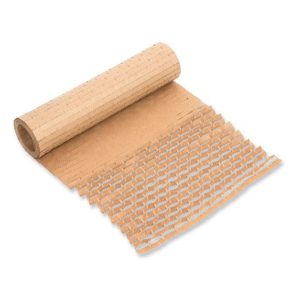 Cushion Lock Protective Wrap, 12" x 30 ft, Brown