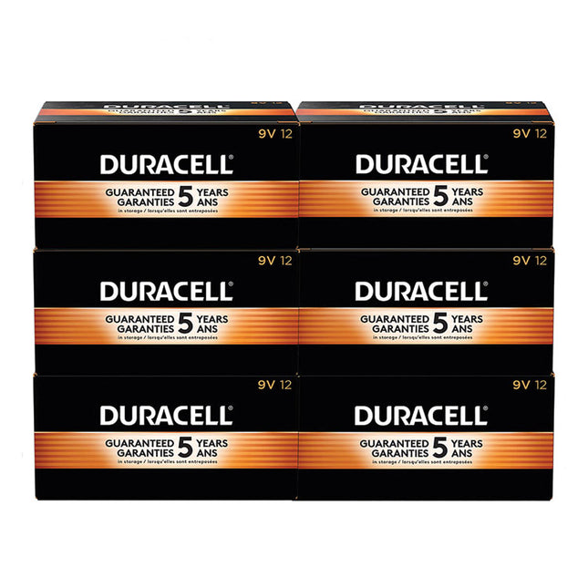 Coppertop Alkaline 9v Batteries, 72/carton