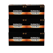 Coppertop Alkaline D Batteries, 72/carton