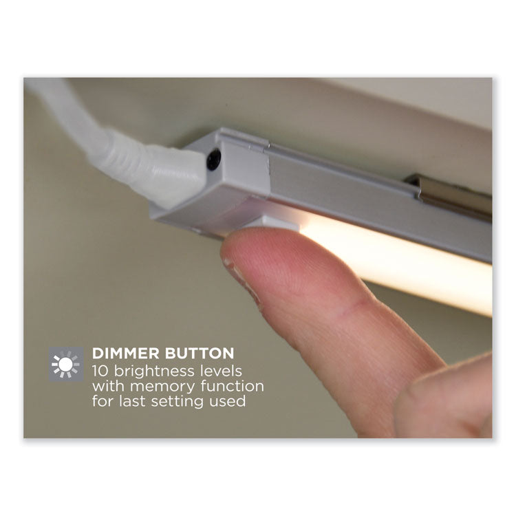 led dimmable under counter office lighting with motion sensor and magnetic option one-bar kit, 0.78w x 0.39h