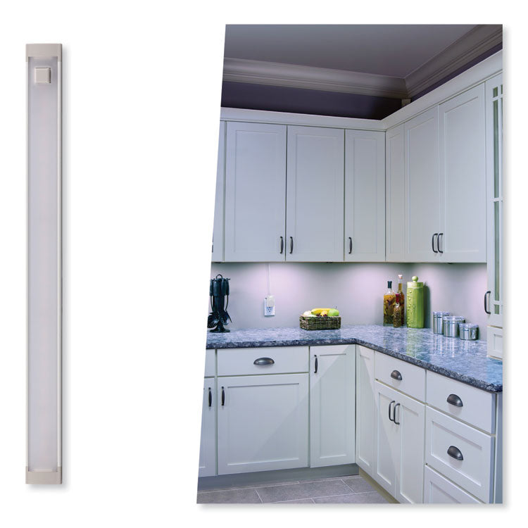 led dimmable under counter lighting with motion sensor and magnetic option nine-inch one-bar kit, 0.78w x 0.39h