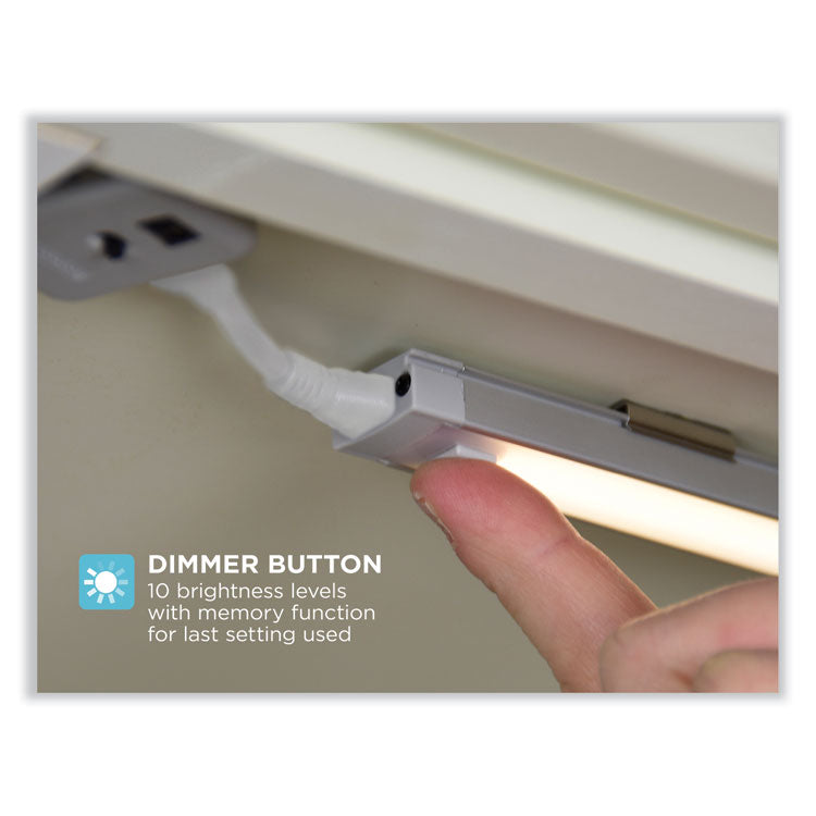 led dimmable under counter lighting with motion sensor three-bar kit, 0.78w x 0.39h