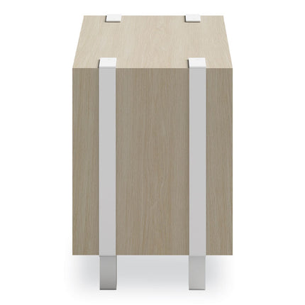 Ready Home Office Large Stackable Storage, 1-Shelf, 24w x 12d x 17.25h, Beige/White