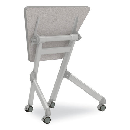 Learn Nesting Trapezoid Desk, 32.83" x 22.25" to 29.5", Gray