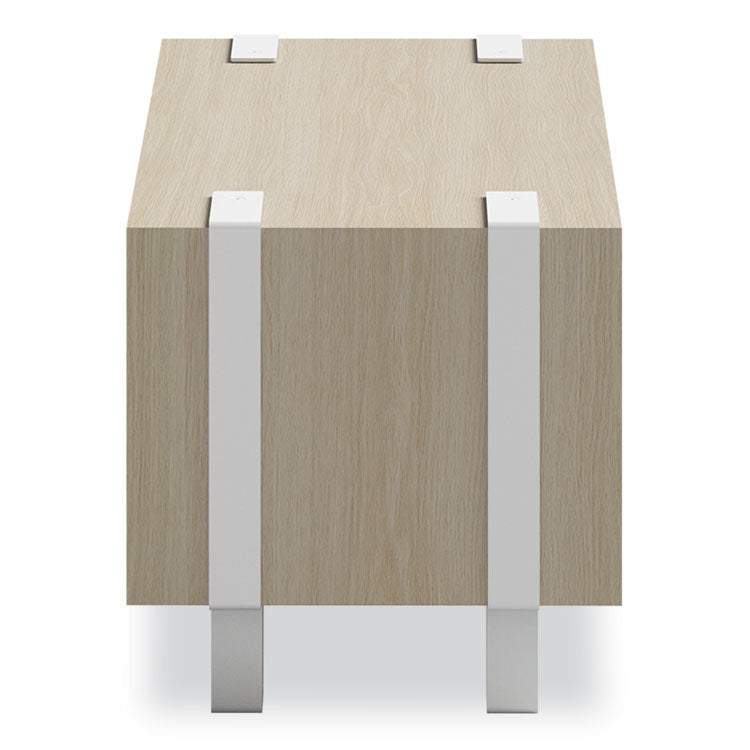 Ready Home Office Small Stackable Storage, 1-Shelf, 24w x 12d x 12.25h, Beige/White