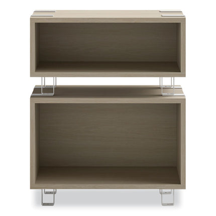Ready Home Office Large Stackable Storage, 1-Shelf, 24w x 12d x 17.25h, Beige/White