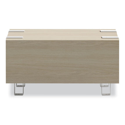 Ready Home Office Small Stackable Storage, 1-Shelf, 24w x 12d x 12.25h, Beige/White