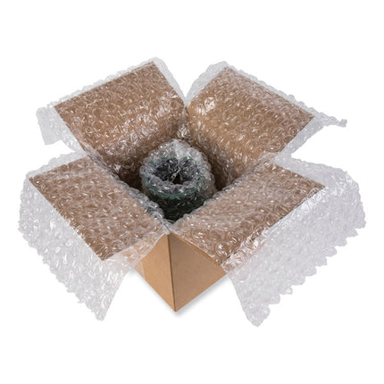Bubble Packaging, 0.19" Thick, 12" x 10 ft, Perforated Every 12", Clear, 12/Carton