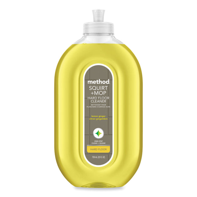 Squirt + Mop Hard Floor Cleaner, 25 Oz Spray Bottle, Lemon Ginger Scent