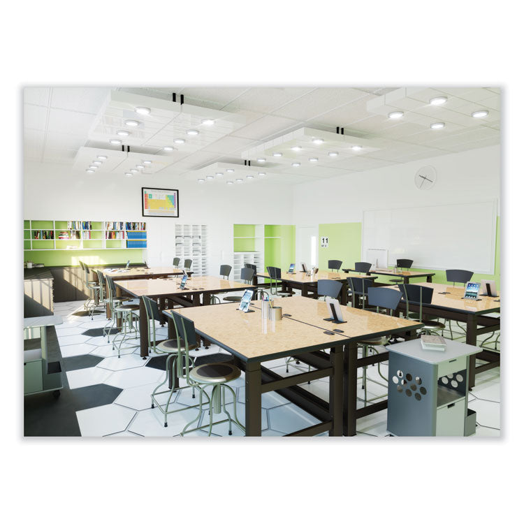 Diesel Low Base Stool with Back, Supports Up to 250 lb, 16" to 22" Seat Height, Black Seat, Black Back, Pewter Base