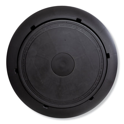 Runtz Swivel Ball Chair, Backless, Supports Up to 250 lb, Black Vinyl