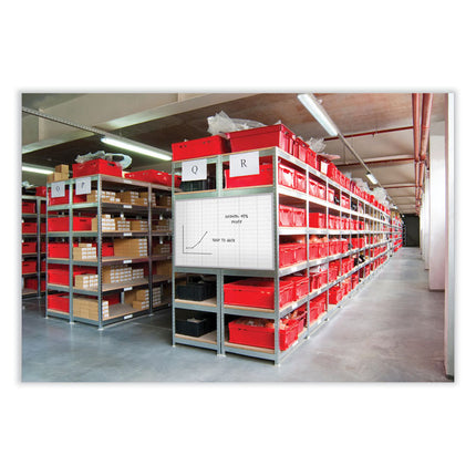 Non-Magnetic Whiteboard with Aluminum Frame, 36" x 23.81", White Surface, Satin Aluminum Frame