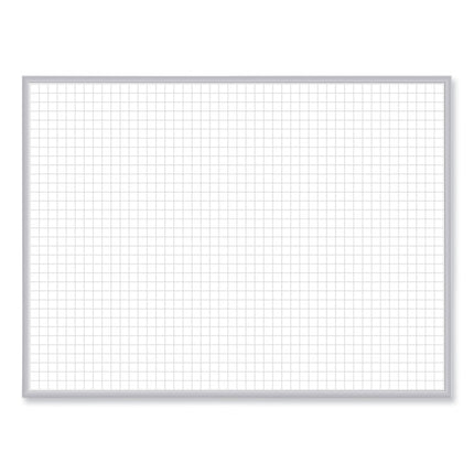 Non-Magnetic Whiteboard with Aluminum Frame, 36" x 23.81", White Surface, Satin Aluminum Frame