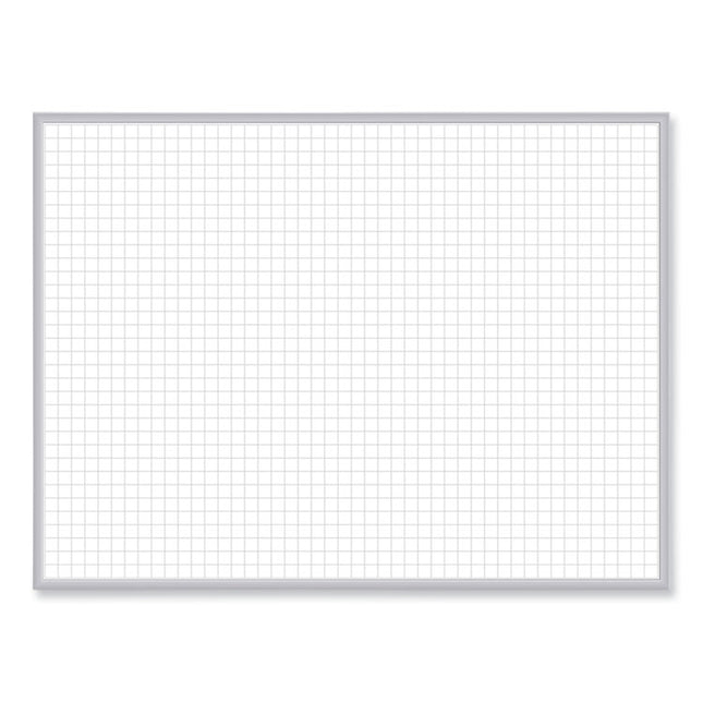 Non-Magnetic Whiteboard with Aluminum Frame, 36" x 23.81", White Surface, Satin Aluminum Frame