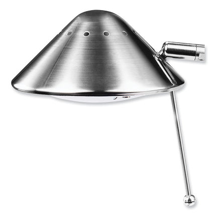 Halogen Lamp with 3-Point Adjustable Arm, 15" High, Brushed Nickel