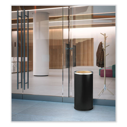 Ash Urn, 10" dia x 20"h, Black