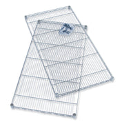 Industrial Extra Shelf Pack, 36w x 24d x 1.5h, Steel, Metallic Gray, 2/Pack